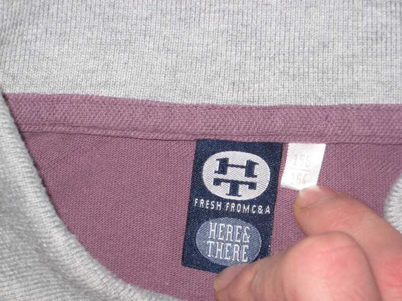t-shirt koszulka polo C&A Here and There 158 164 klata 102cm