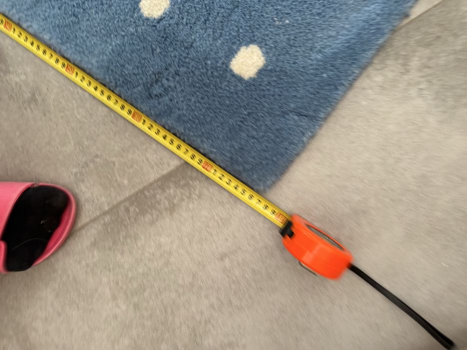 Dywan welniany blekitny