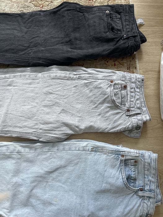 3 pares calças jeans stradivarius