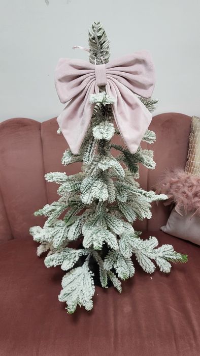 Árvore Natal com neve