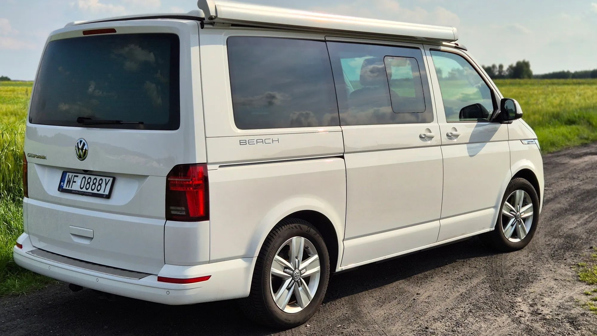 Volkswagen California T6.1 BEACH - 7 miejsc, hak, dużo dodatków, cesja leasingu