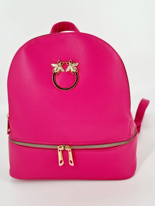 Nowy modny piękny plecak marki Marco Contti róż fuksja