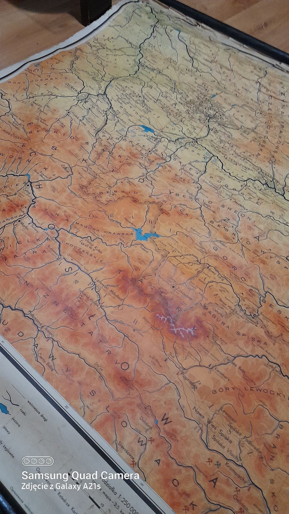 Stara mapa Polski