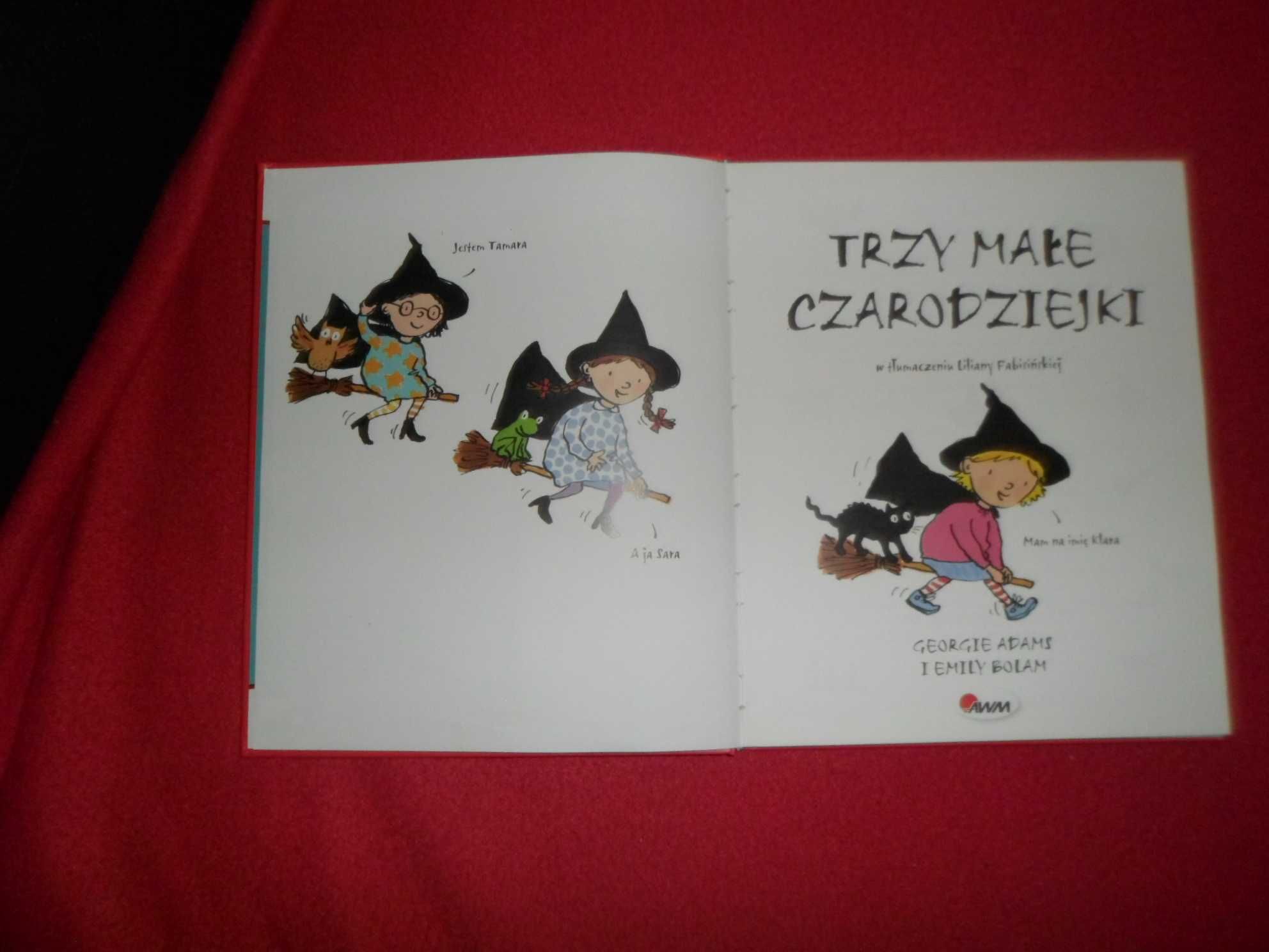 Trzy małe czarodziejki / Georgie Adams i Emily Bolam tł L Fabisińskiej