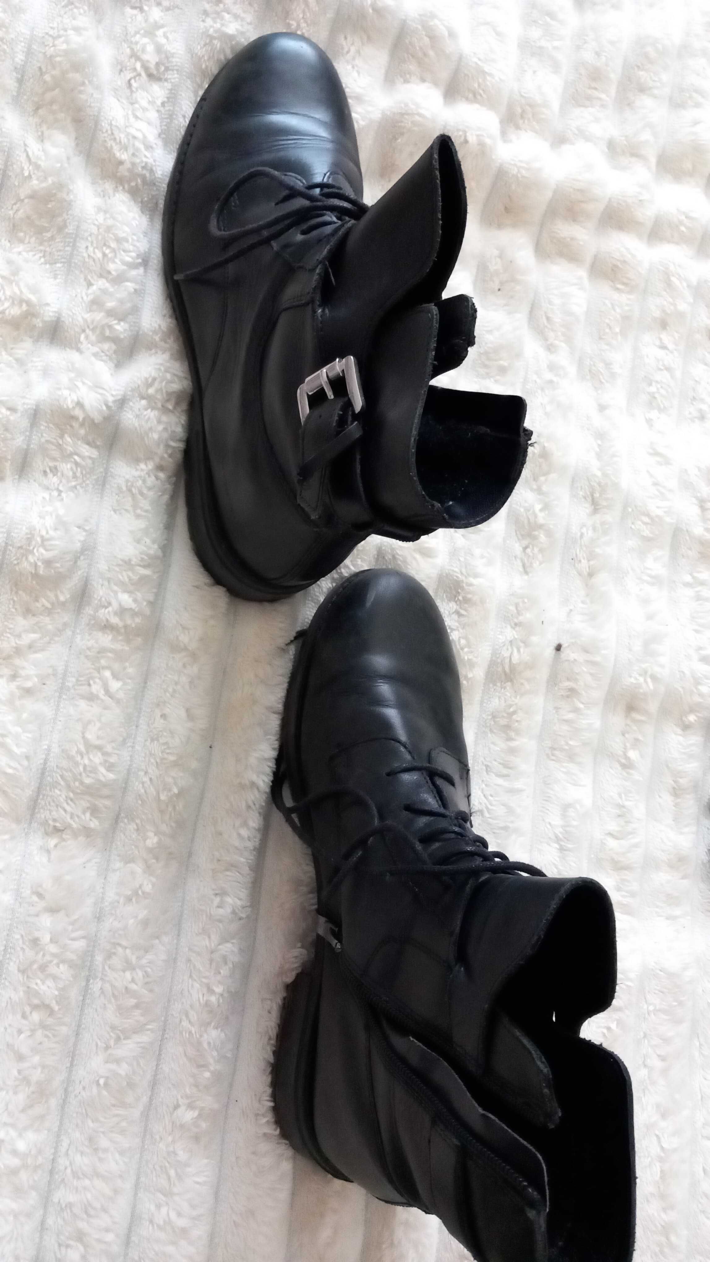 Czarne sztyblety buty rozmiar 41
