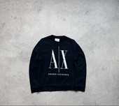 Мужская Кофта Свитшот AX Armani Exchange С Большим Лого Оригинал S