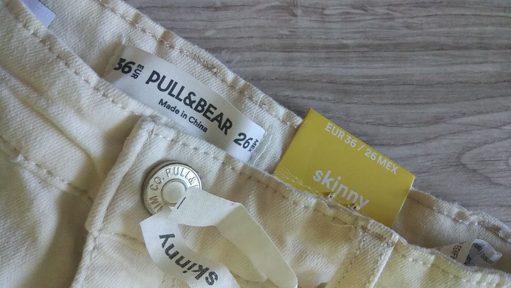NOWE spodnie damskie PULL&BEAR rozmiar 36 SKINNY