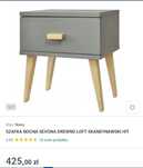 Szafka nocna Sevona loft szara