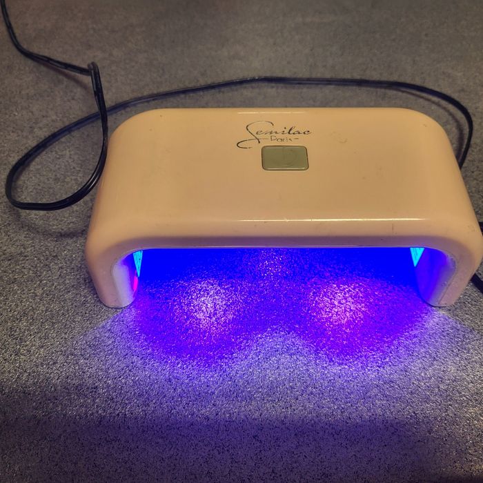 Lampa UV led lamp semilac z lakierami