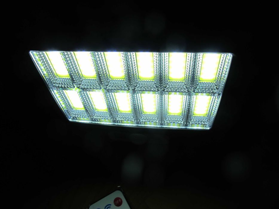 LED лампа + сонячна батарея + пульт ду і датчик руху