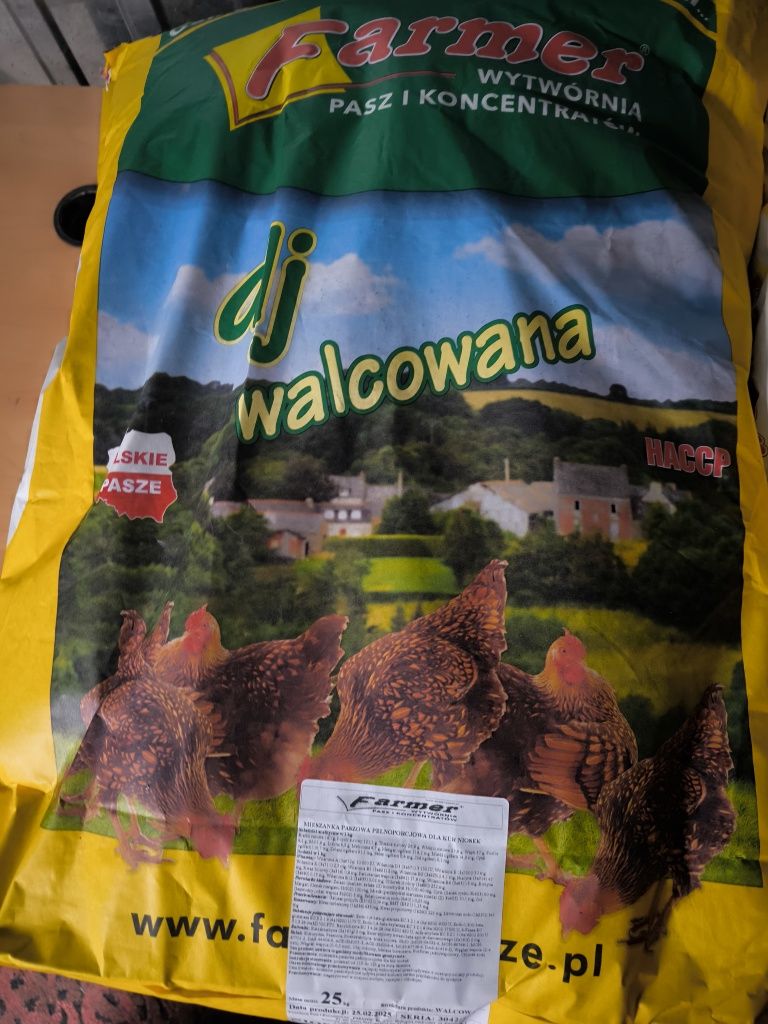 Pasze dla kur niosek, gołębi itp Farmer-Wysyłki