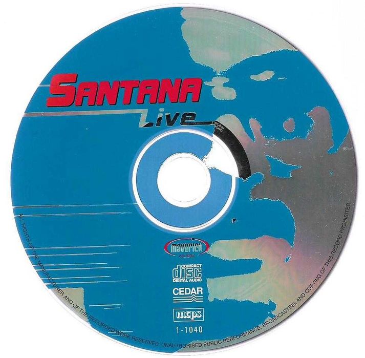 Santana - - - - - Live - - - - - CD