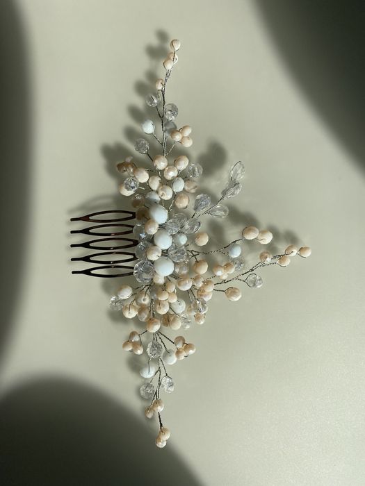 Свадебное украшение для прически, заколка, гребешок для волос! Handmad