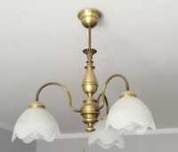 Żyrandol lampa kinkiet plafon oświetlenie  mosiądz glamur mosiężny