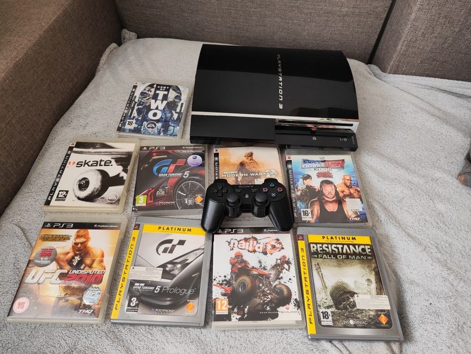 Playstation 3 Classic 60 GB cechc04 wstecznie kompatybilna pad gry