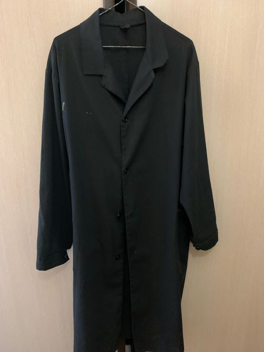 Халат робочий чорний хб, розмір 56-58