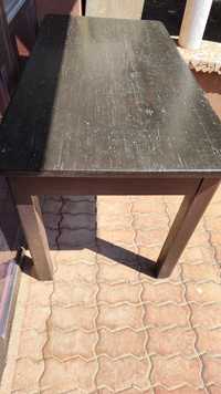 Stół dębowy drewniany duży powojenny