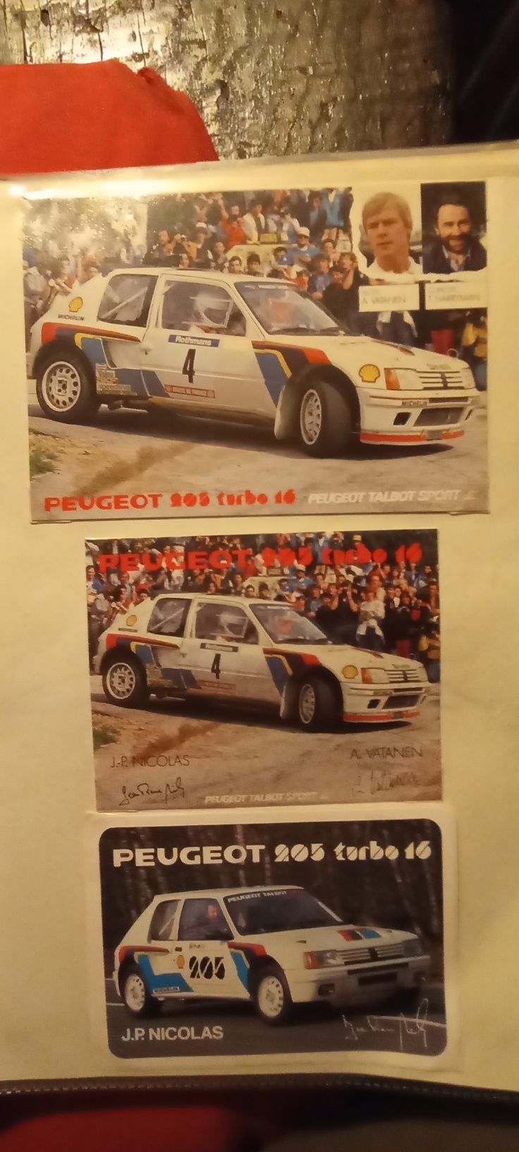 Diversos rallye década 80