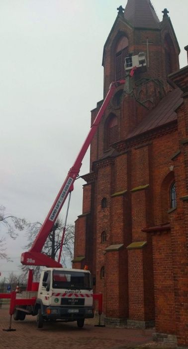 Mycie, malowanie dachów, elewacji, kostki brukowej, prace wysokościowe