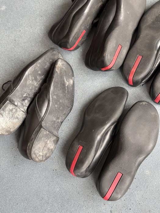 Взуття Prada 4 пари чорне red tab