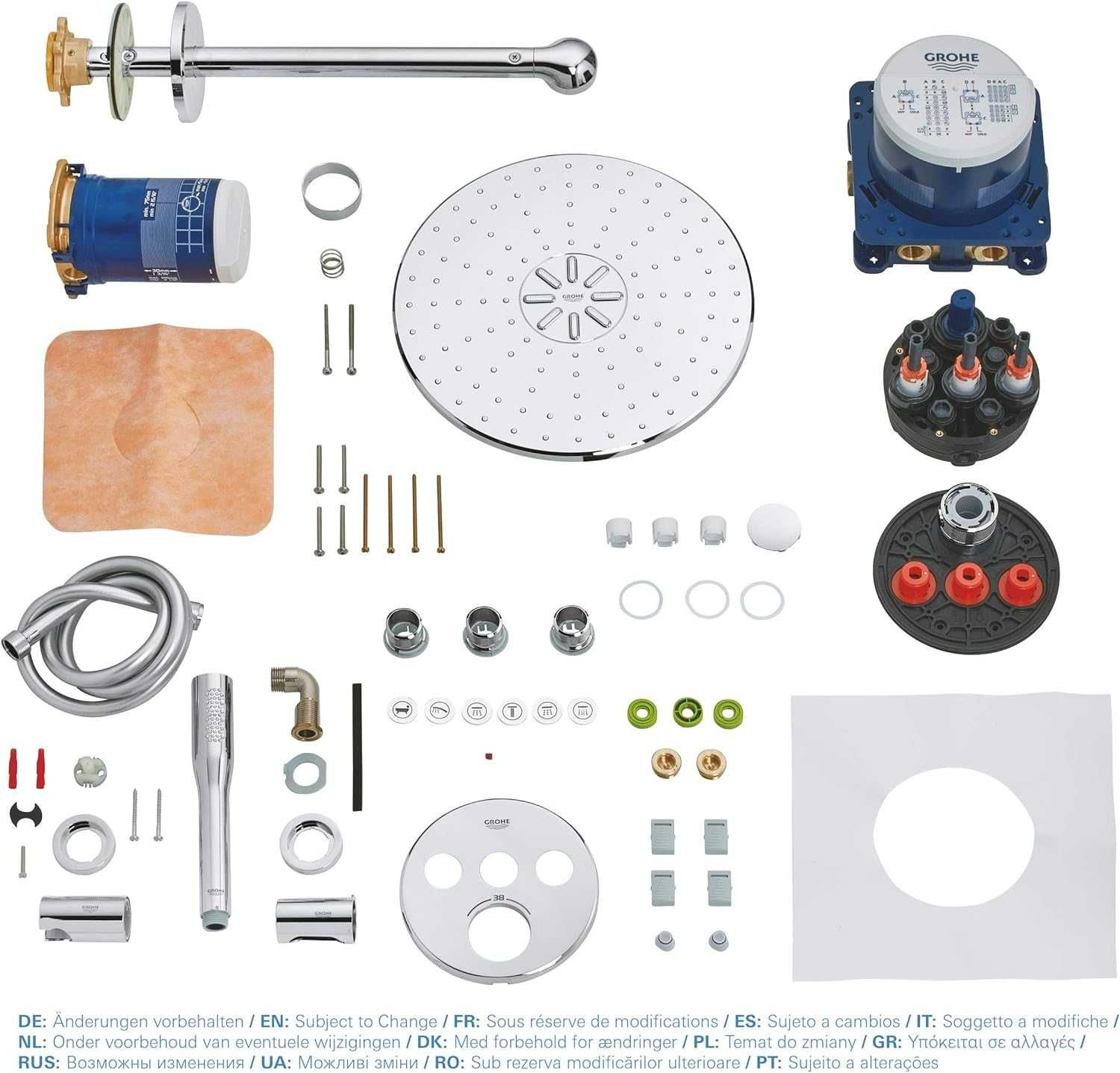 Grohe Grohtherm SmartControl душова система 34705000