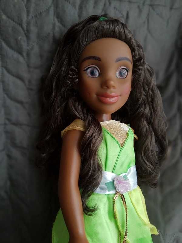 Lalka Barbie duża Księżniczka i Żaba Tiana Disney Jakks Pacific 45cm