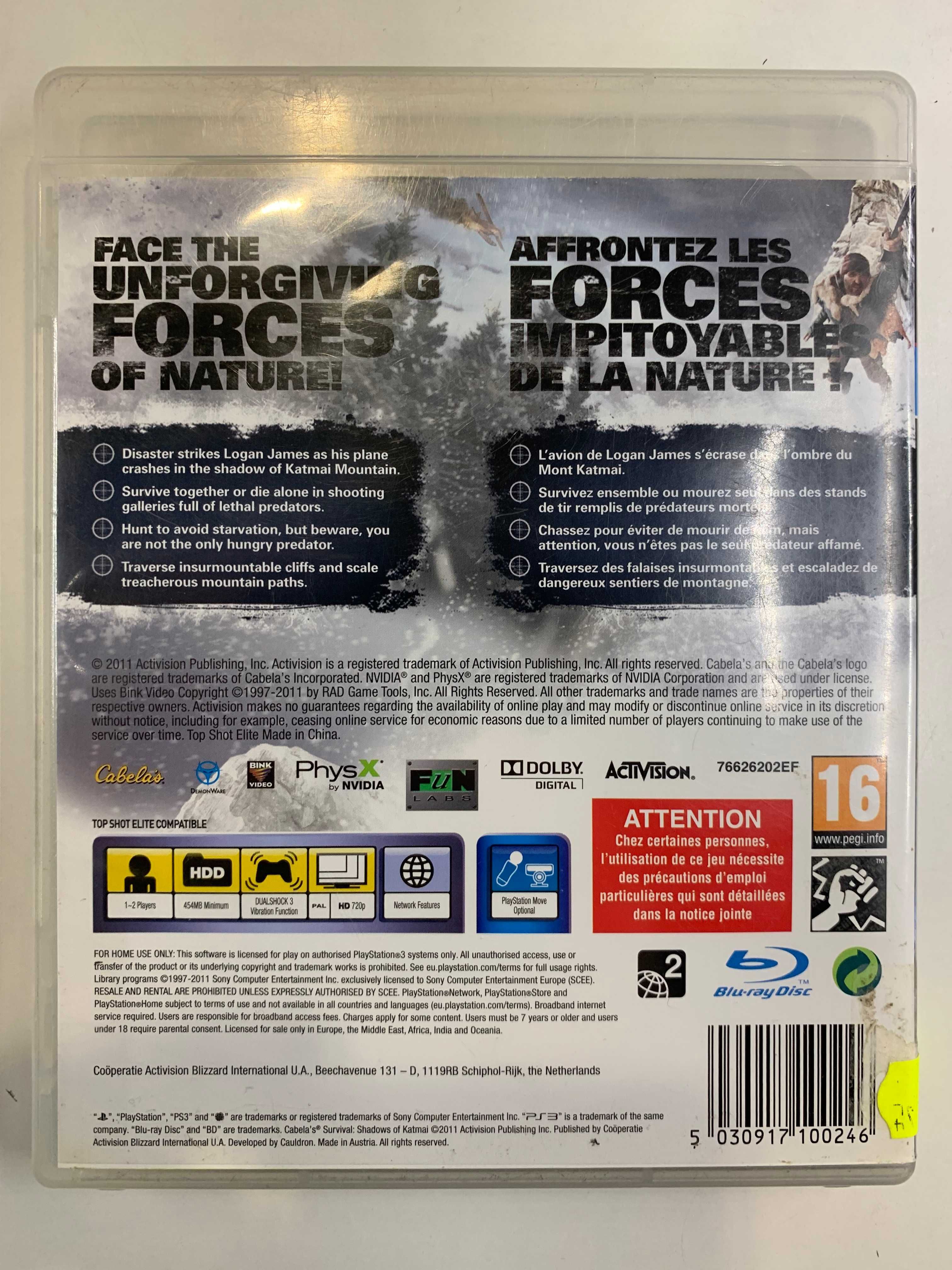 Cabella's Survival Shadows of Katmai PS3 Sklep Iława