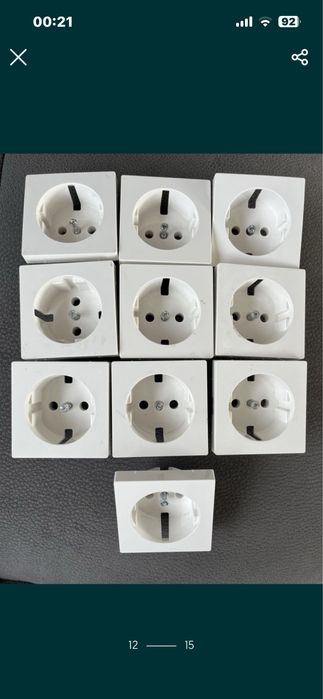 Gniazdka, gniazda Merten nowe