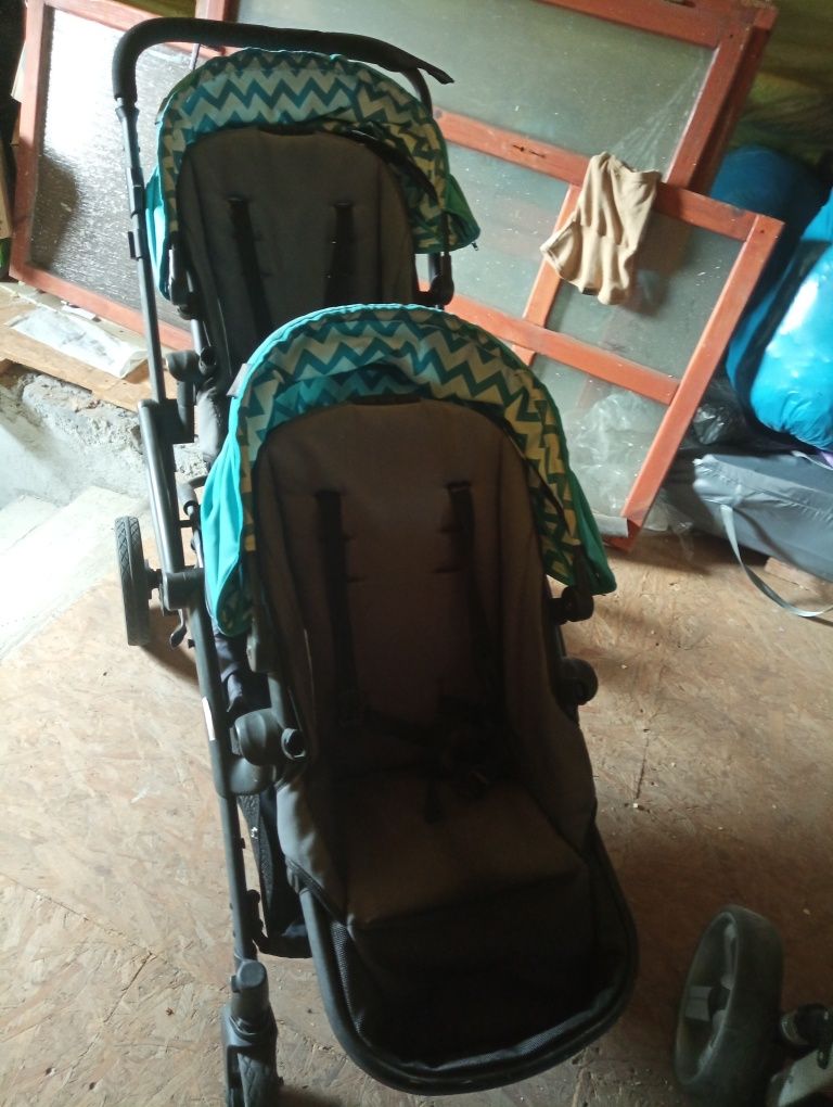 Wózek podwójny dla dzieci