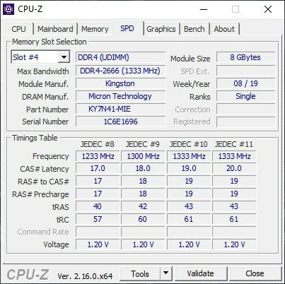 Комплект 16гб(2*8) DDR4-2666 Kingston ValueRam