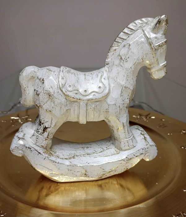 Ozdoba świąteczna - konik na biegunach