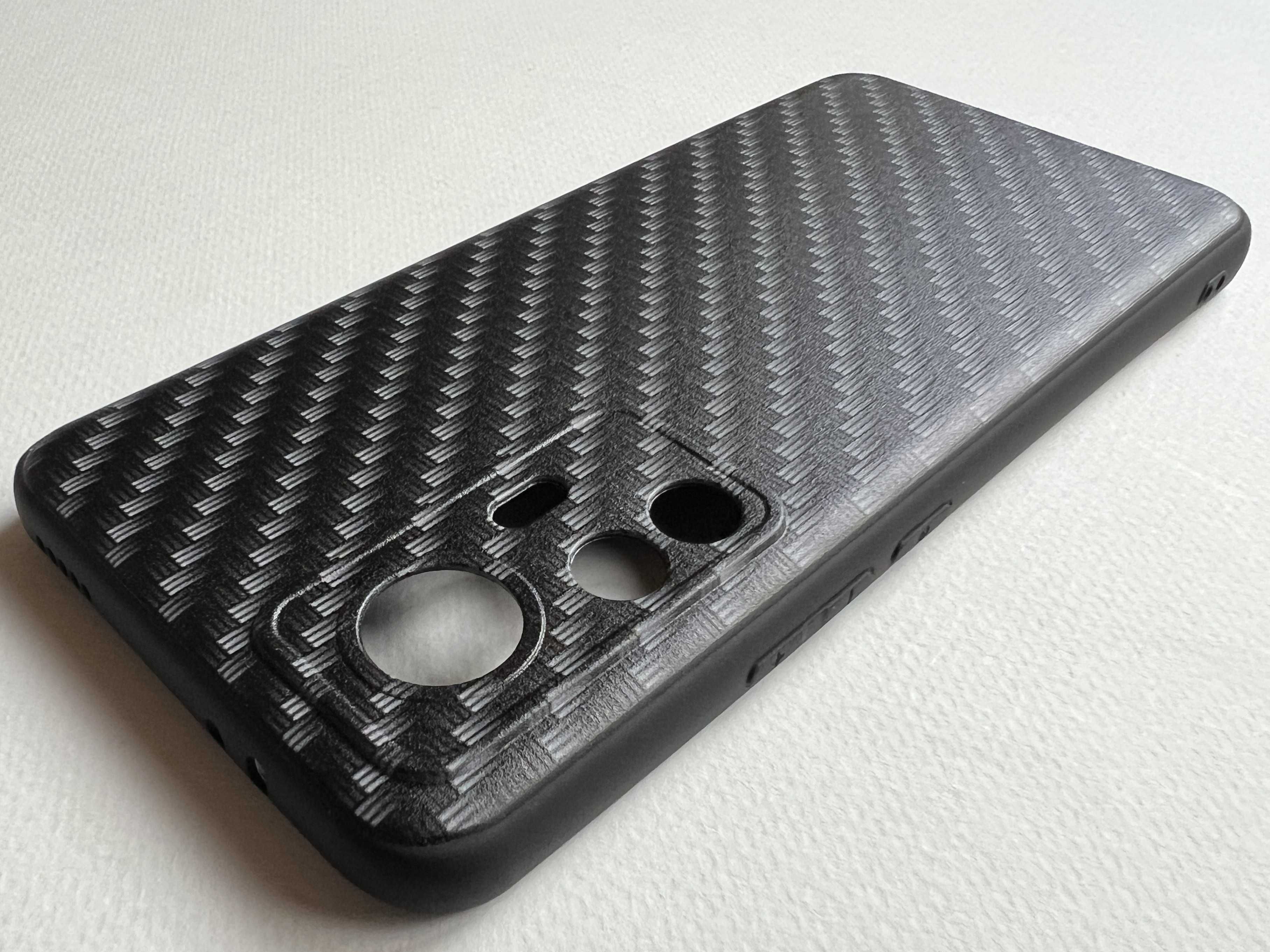Xiaomi 12T, Xiaomi 12T Pro чохол чорний "Carbon" м'який пластик чехол