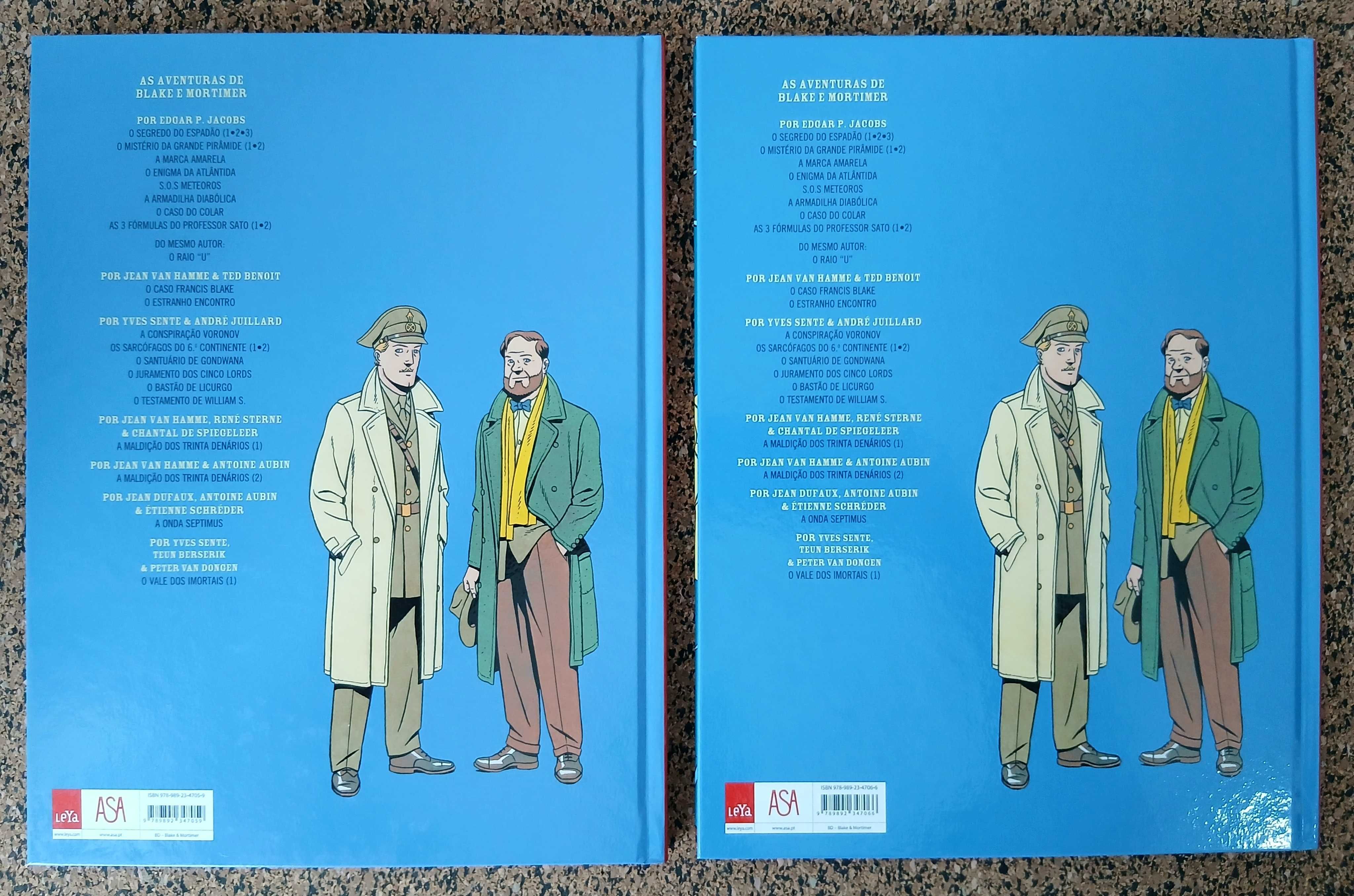 2 BDs - Os Sarcófagos do 6º Continente
(Blake e Mortimer N.º 16 e 17)