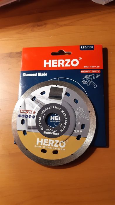 Алмазный отрезной диск для болгарки 125 чистый рез