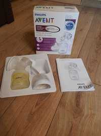 Laktator ręczny philips avent + butelka 125 ml