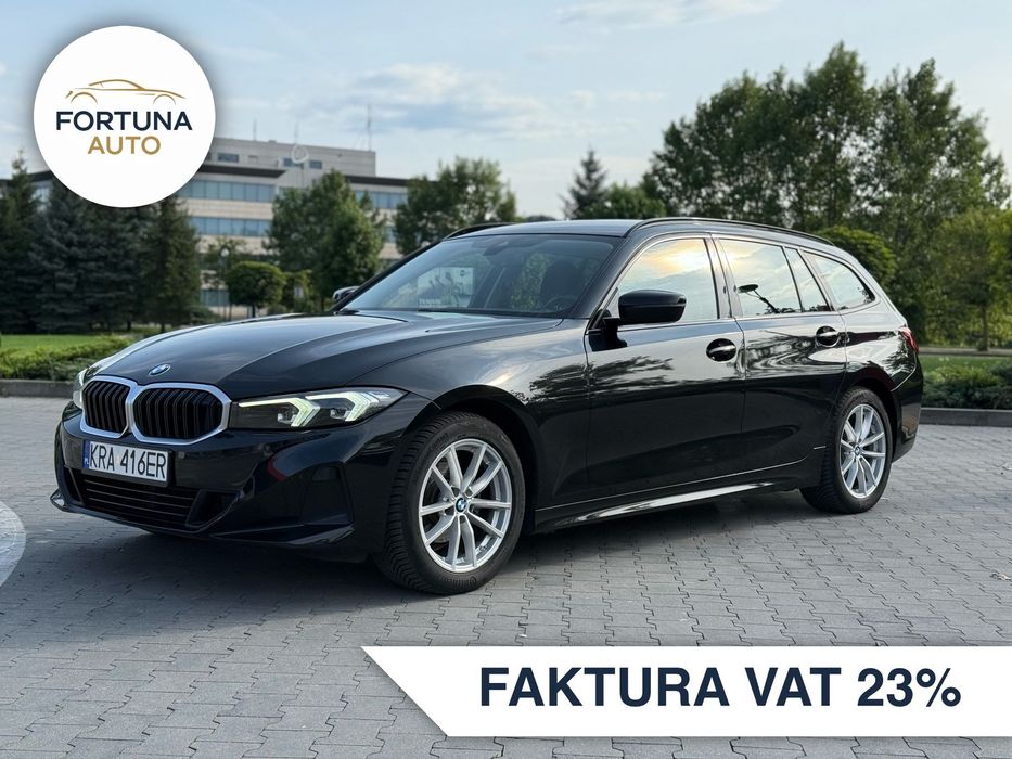 BMW Seria 3 FV23%, Bezwypadkowy, Skóra, Touring