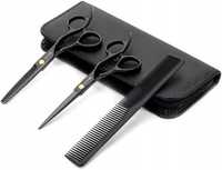 KYG Profesjonalne nożyczki fryzjerskie zestaw 4w1