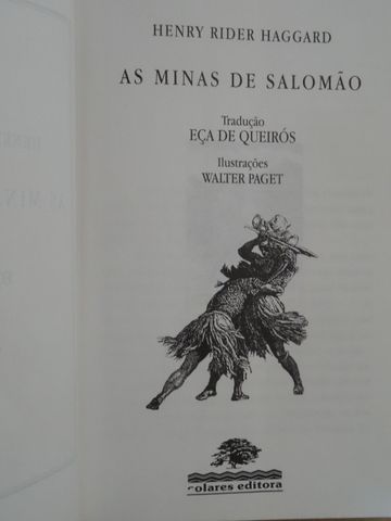 As Minas de Salomão de Henry Rider Haggard