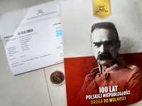 Medal Józef Piłsudski 100 lat Polskiej niepodległości Droga do...