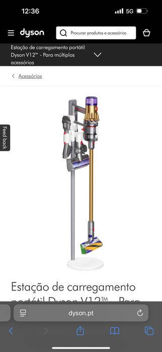 Estacao de carregamento dyson