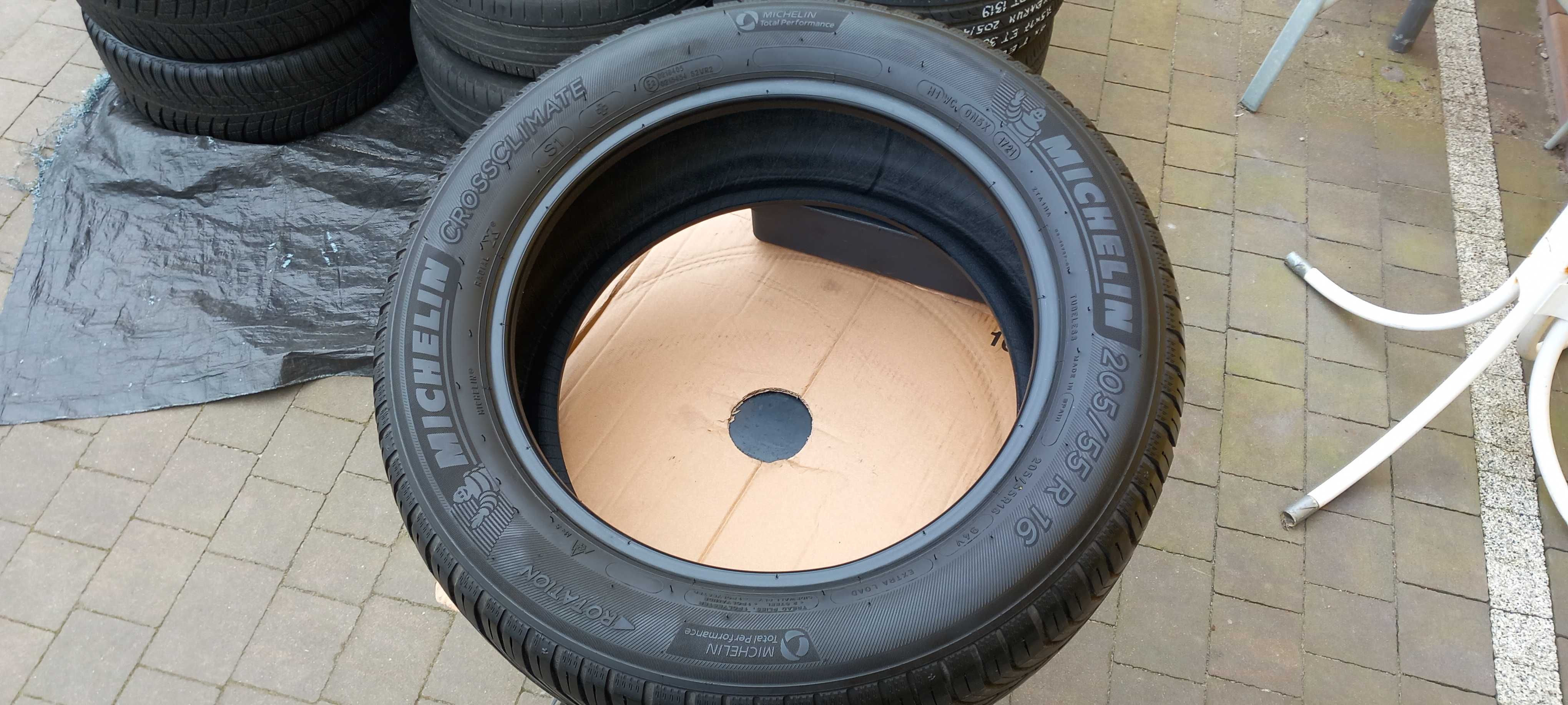 Opony całoroczne Premium 2x MICHELIN 205/55R16 91V XL , IV.2021r. Igły