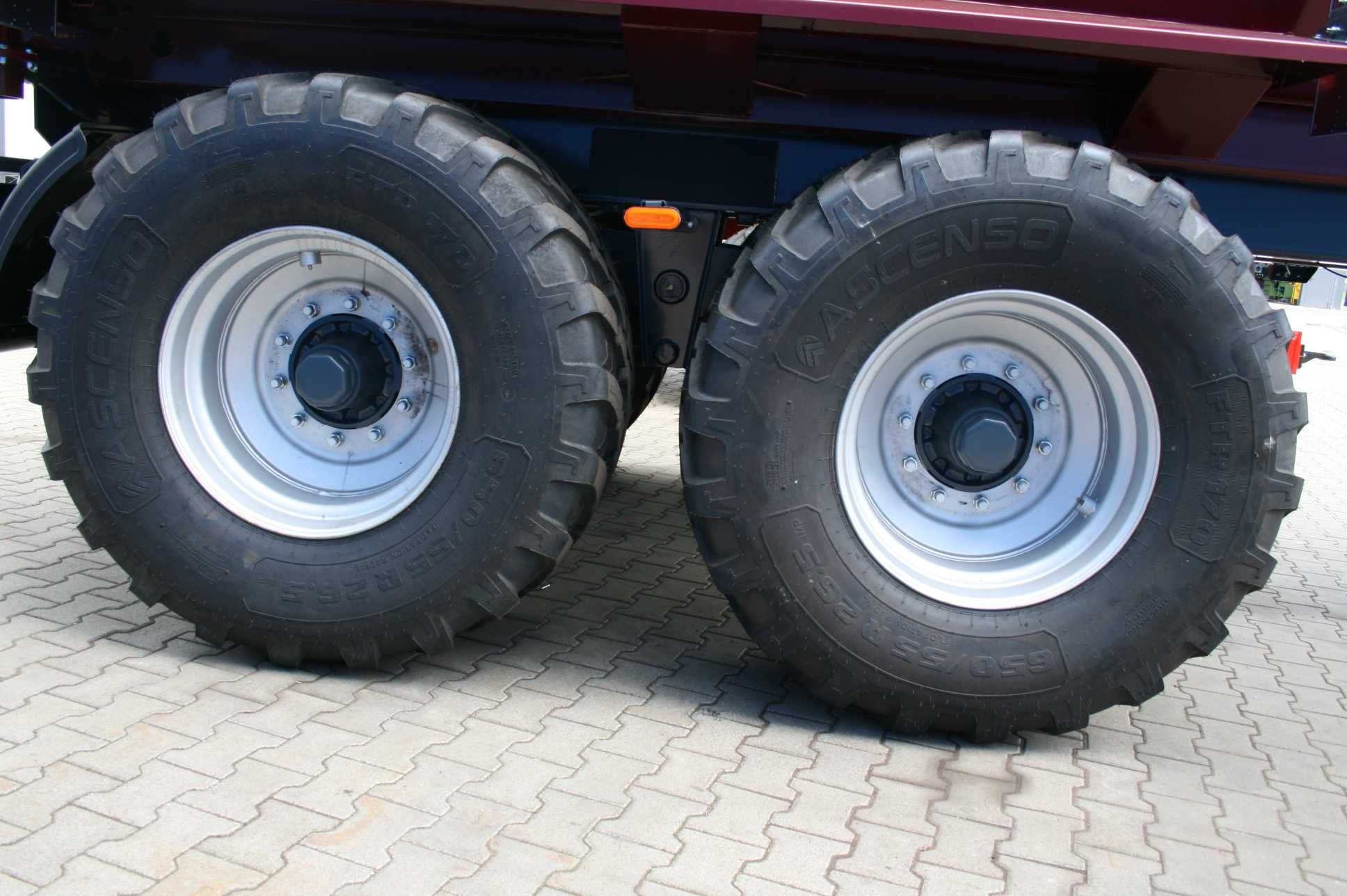 Nowa przyczepa od Hilken - MKR6500 - TANDEM, koła 560/60R22,5