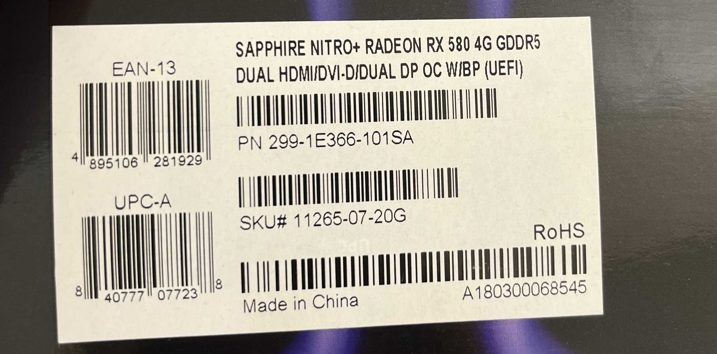 Karta graficzna Sapphire Radeon RX 580 NITRO+ 4 GB GDDR5