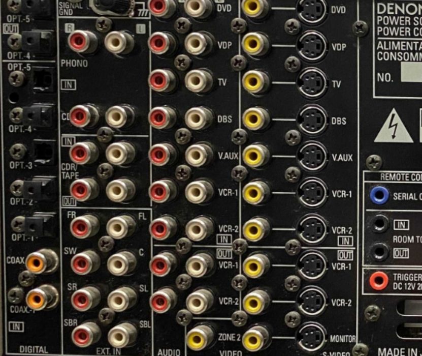 Ресивер Denon AVR 3803 a/v 8.1 загальна міць 380 Вт.на 8 Ом 45 вт.× 9