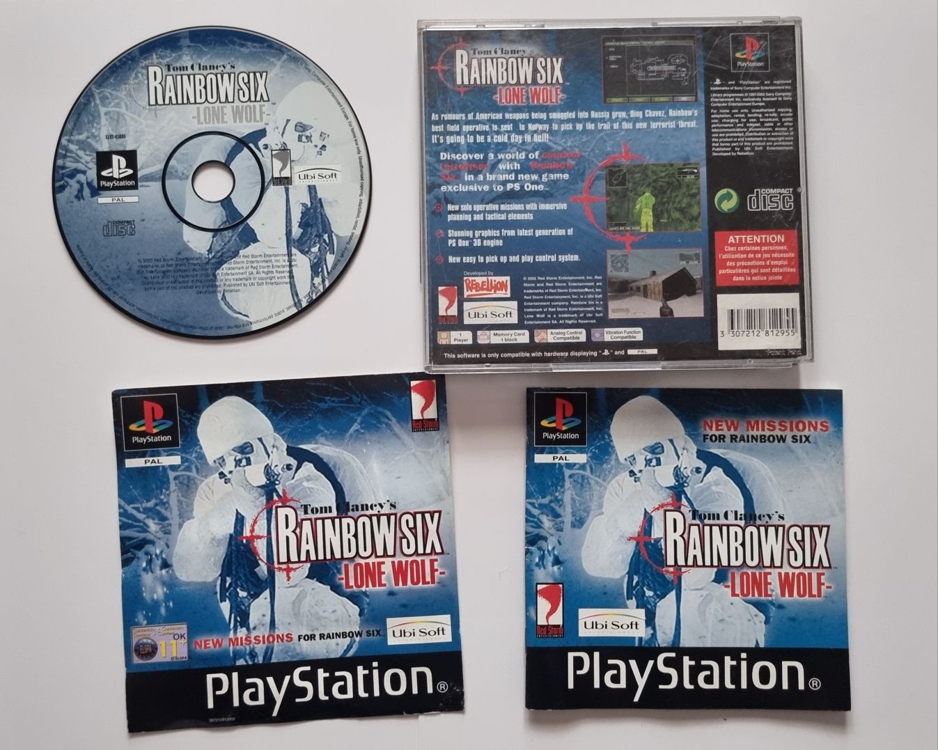 Tom Clancy's Rainbow Six Lone Wolf psx ps1