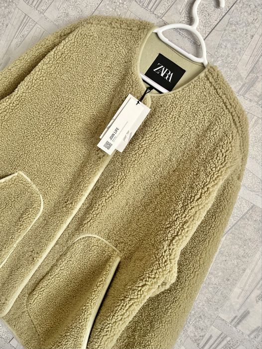 Нова куртка тедді, коротка шубка ZARA р. М/L