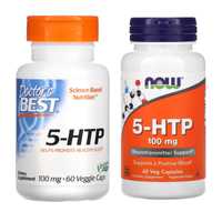 5-гидрокситриптофан, 5-HTP, 100 мг, 60 шт Now foods, Doctor's best