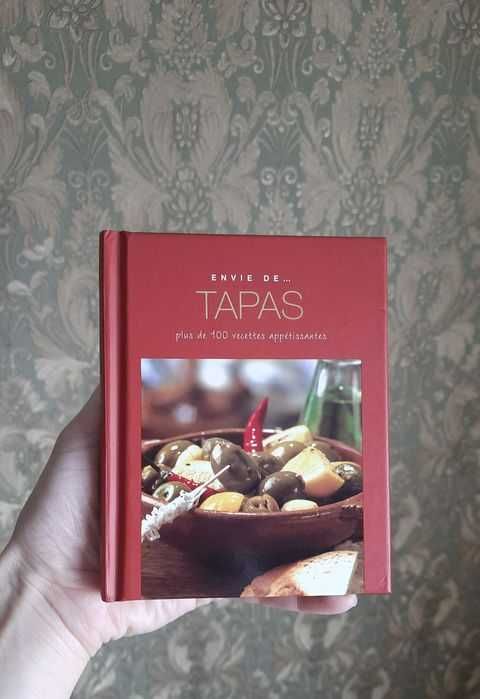 Книжка Рецепти закусок Тапас Envie de TAPAS французька мова Мініформат