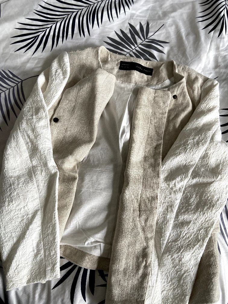 Піджак лляний Zara