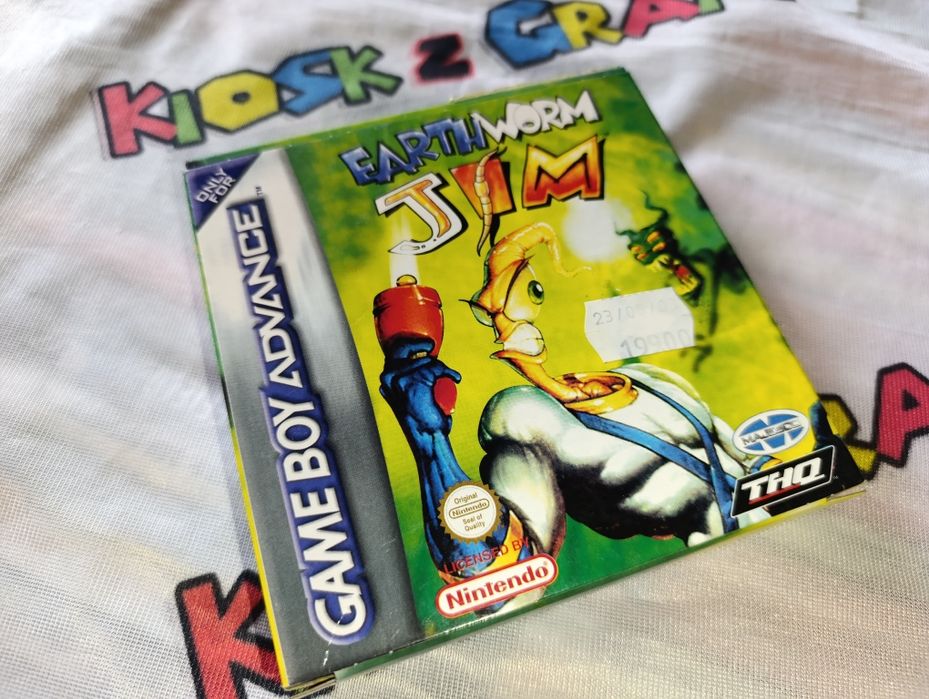 Earthworm Jim Nintendo Game Boy Advance komplet jak nowa rzadkość